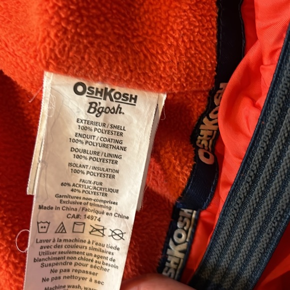 OshKosh B’Gosh blue boys coat size 10 - Picture 4 of 5